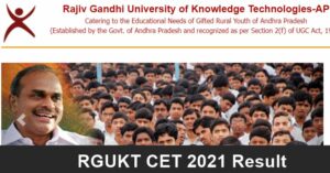 RGUKT CET 2021 Result