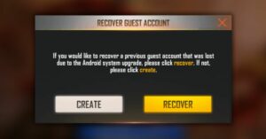 Free Fire Guest Account Recovery