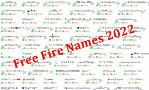 Free-Fire-Names-2022