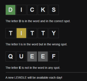 Lewdle Word Today Answer