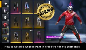 How to Get Red Angelic Pant in Free Fire For 118 Diamonds (100% Working Trick)