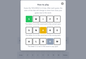 Taylordle Answer Today