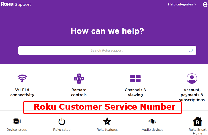 Roku Customer Service Number